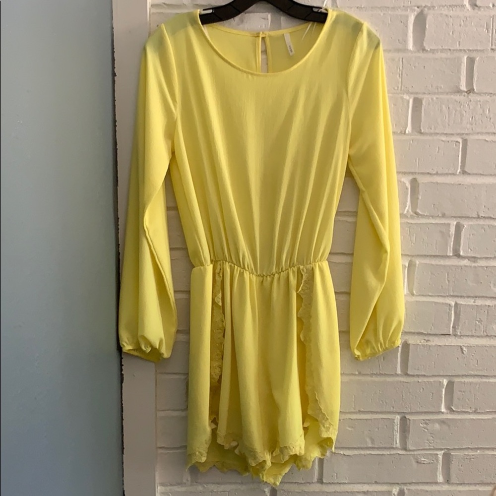 Yellow Romper by Sage